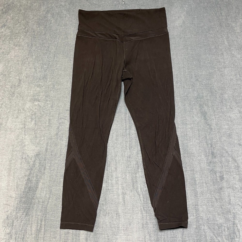 Athleta Girl Stash Your Treasures Leggings 28x24 Black High Waisted Sports Gym